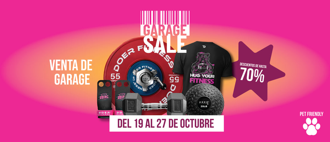 ¡Llega el Garage Doer Sale 2024! Equipos de Fitness con Descuentos de Hasta el 70%