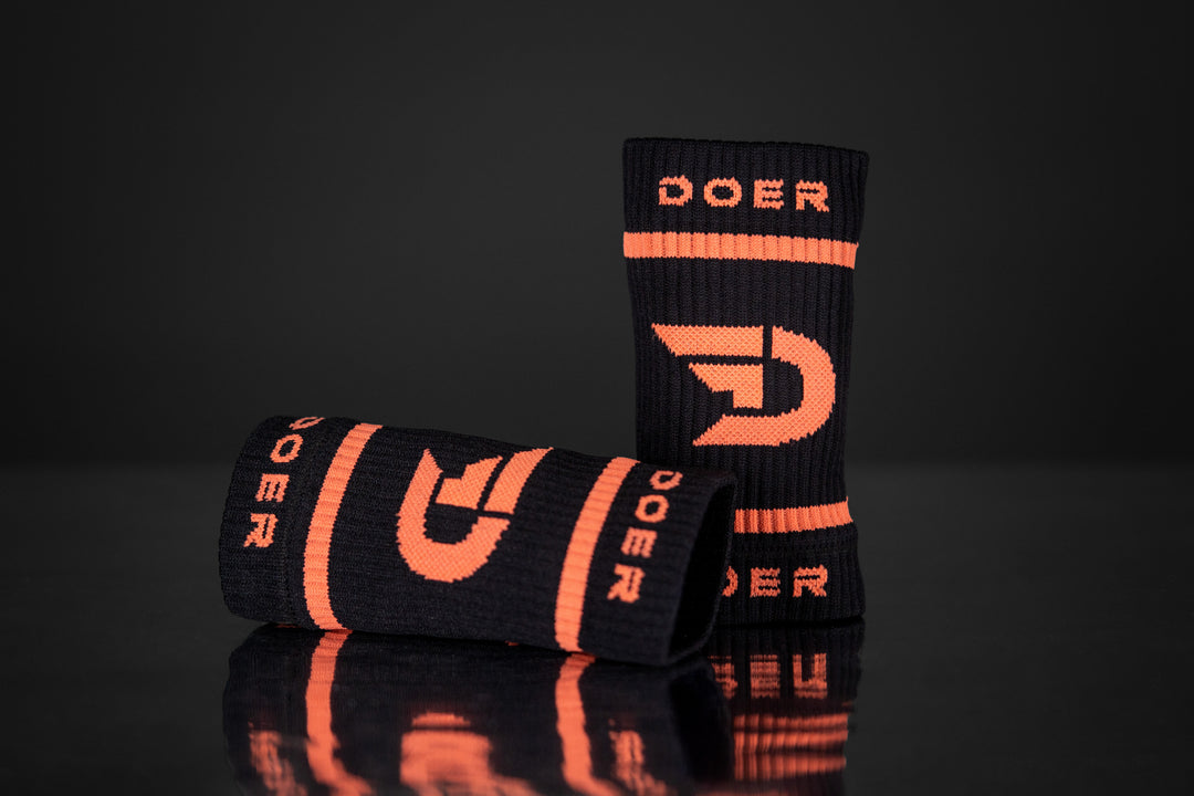 T-SHIRT MURPH MEMORIAL DAY - BLACK + DOER SWEAT BANDS (COTTON)   - Doer Fitness