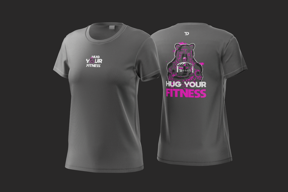 Hug Your Fitness WomanT-Shirt  T-Shirts - Doer Fitness