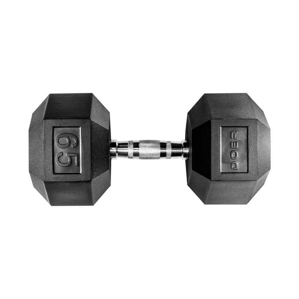 Hex Dumbbells pair 65 lb - Doer Fitness