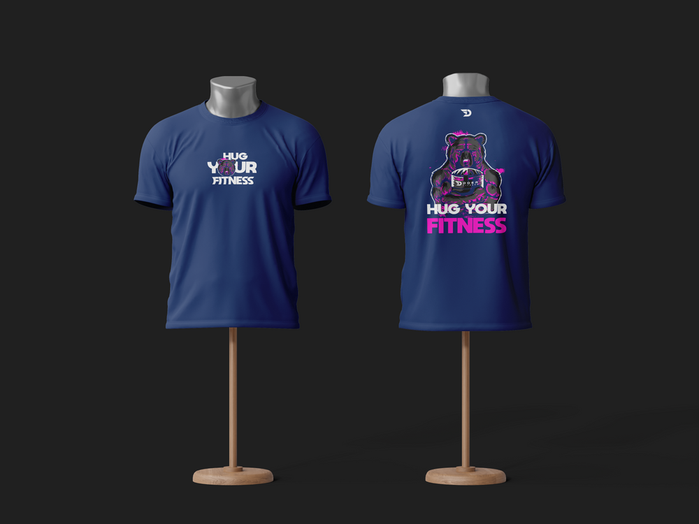 Hug Your Fitness Men's T-Shirt  T-Shirts - Doer Fitness