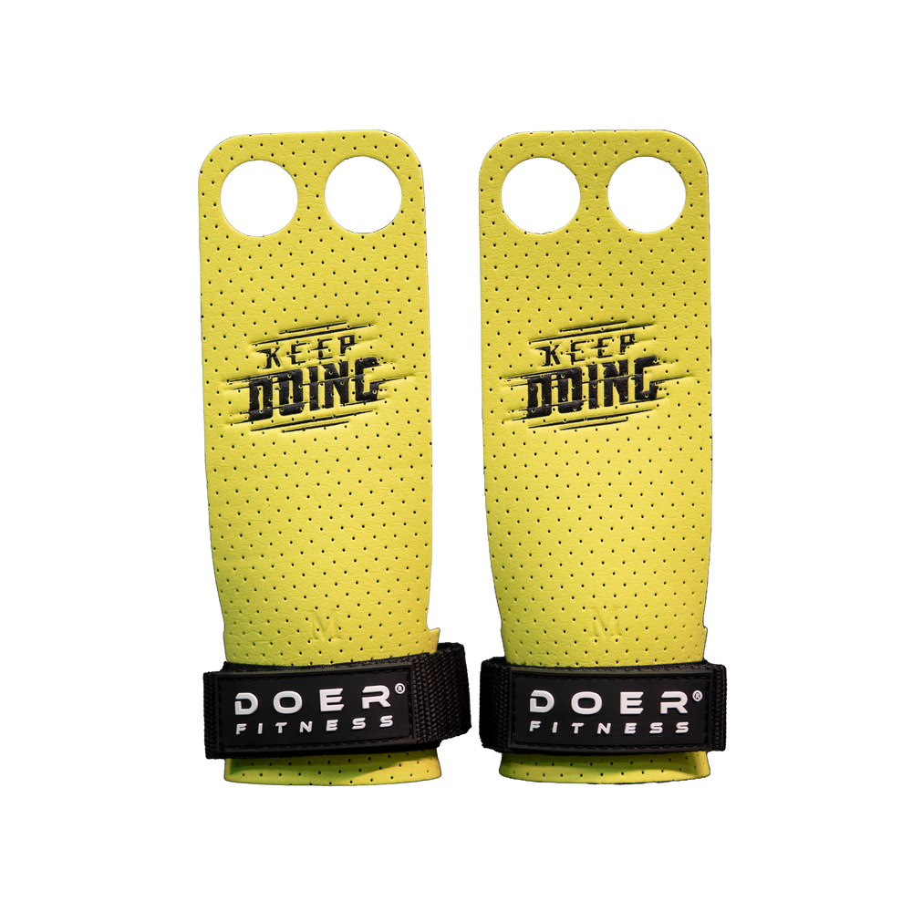 2 HOLES ATHLETE PERFORMANCE P-LEATHER GRIPS 3.0   - Doer Fitness