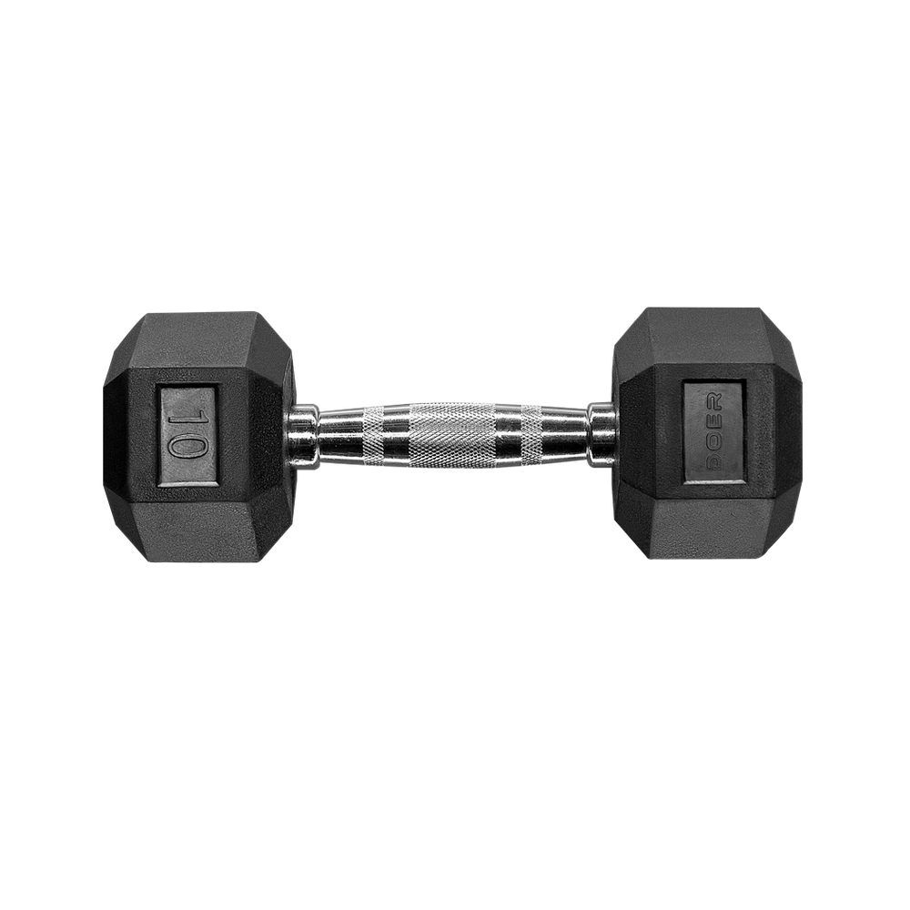 Hex Dumbbells pair 10 lb  Weights - Doer Fitness